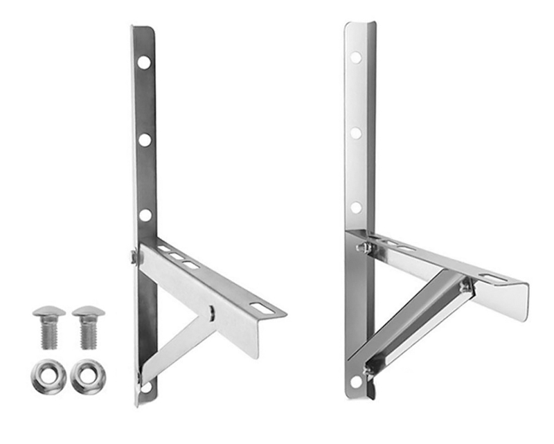 HOME USE επιτοίχια βάση κλιματιστικού HUH-0250, 410x490mm, ανοξείδωτη, έως 180kg 1 HOME USE επιτοίχια βάση κλιματιστικού HUH-0250