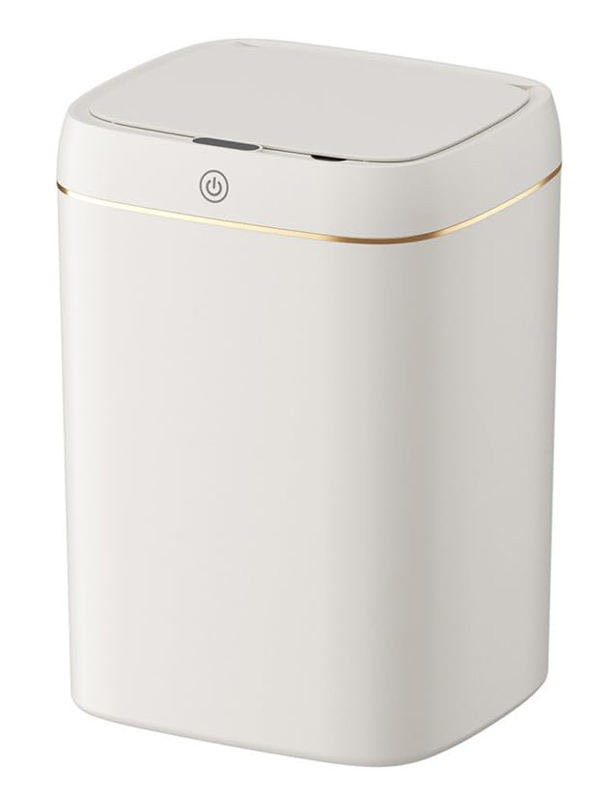 HOME USE κάδος απορριμμάτων HUH-0251 με φωτοκύτταρο, 9lt, λευκός 1 HOME USE κάδος απορριμμάτων HUH-0251 με φωτοκύτταρο