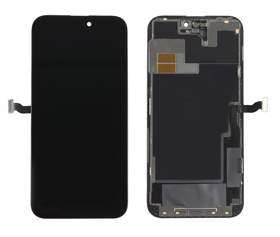 TW INCELL LCD για iPhone 14 Pro Max, camera-sensor ring, earmesh, μαύρη 1 TW INCELL LCD για iPhone 14 Pro Max