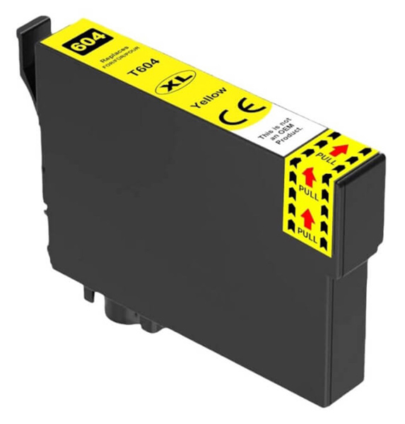 Συμβατό Inkjet για Epson, T604XL, 12ml, κίτρινο 1 Συμβατό Inkjet για Epson