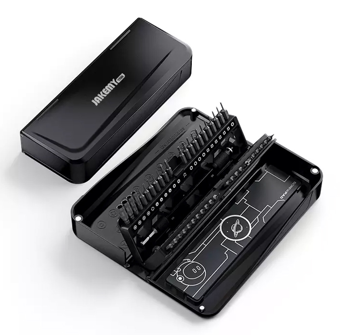 JAKEMY σετ κατσαβιδιών ακριβείας JM-8180-A με κασετίνα, CR-V, 47τμχ 1 JAKEMY σετ κατσαβιδιών ακριβείας JM-8180-A με κασετίνα