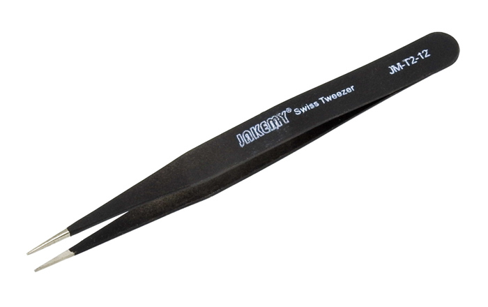 JAKEMY τσιμπίδα JM-T2-12, ανοξείδωτη, SUS304, 123mm, ίσια 1 JAKEMY τσιμπίδα JM-T2-12