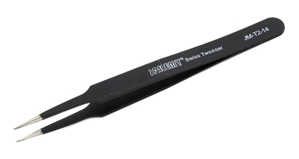 JAKEMY τσιμπίδα JM-T2-14, ανοξείδωτη, SUS304, 125mm, ίσια 1 JAKEMY τσιμπίδα JM-T2-14