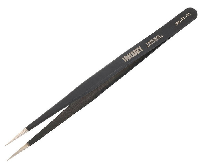 JAKEMY τσιμπίδα JM-T7-11, ανοξείδωτη, SUS201, 140mm, ίσια 1 JAKEMY τσιμπίδα JM-T7-11