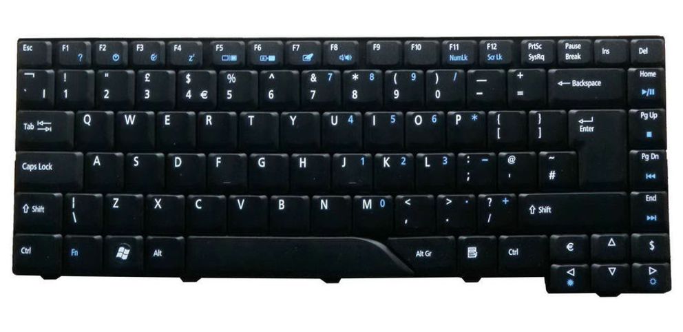 Πληκτρολόγιο για Acer Aspire 5720/5920/6920/5310/5520, US, μαύρο 1 Πληκτρολόγιο για Acer Aspire 5720/5920/6920/5310/5520