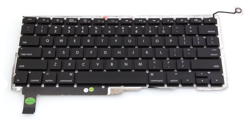 Πληκτρολόγιο για Macbook Pro Unibody A1286/2008/MB470/MB471, US, μαύρο 1 Πληκτρολόγιο για Macbook Pro Unibody A1286/2008/MB470/MB471
