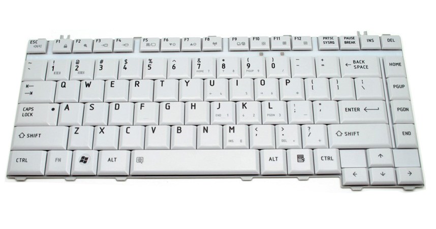 Πληκτρολόγιο για Toshiba Satellite A200/A205/A210 Series, US, λευκό 1 Πληκτρολόγιο για Toshiba Satellite A200/A205/A210 Series