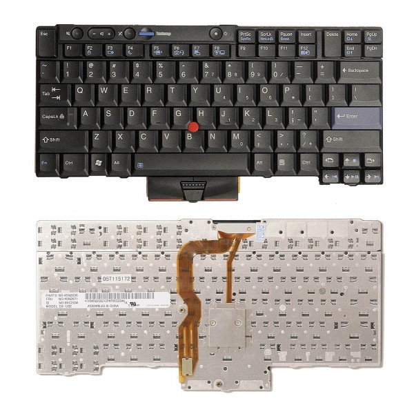 Πληκτρολόγιο για Lenovo T400S/T410/T510, μαύρο 1 Πληκτρολόγιο για Lenovo T400S/T410/T510