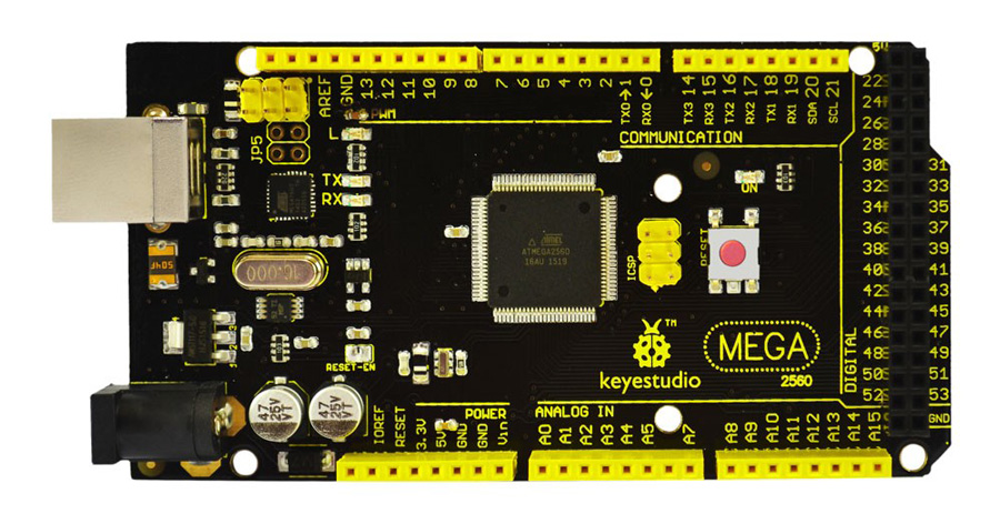 KEYESTUDIO Mega 2560 R3 development board KS0002, συμβατό με Arduino 1 KEYESTUDIO Mega 2560 R3 development board KS0002