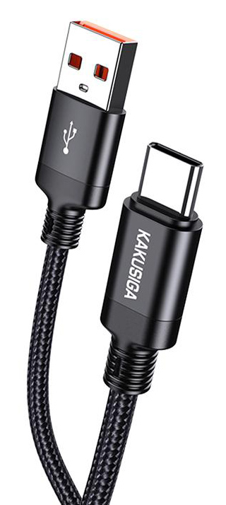 KAKUSIGA καλώδιο USB-C σε USB KSC-1000, 5A, 480Mbps, 3m, μαύρο 1 KAKUSIGA καλώδιο USB-C σε USB KSC-1000
