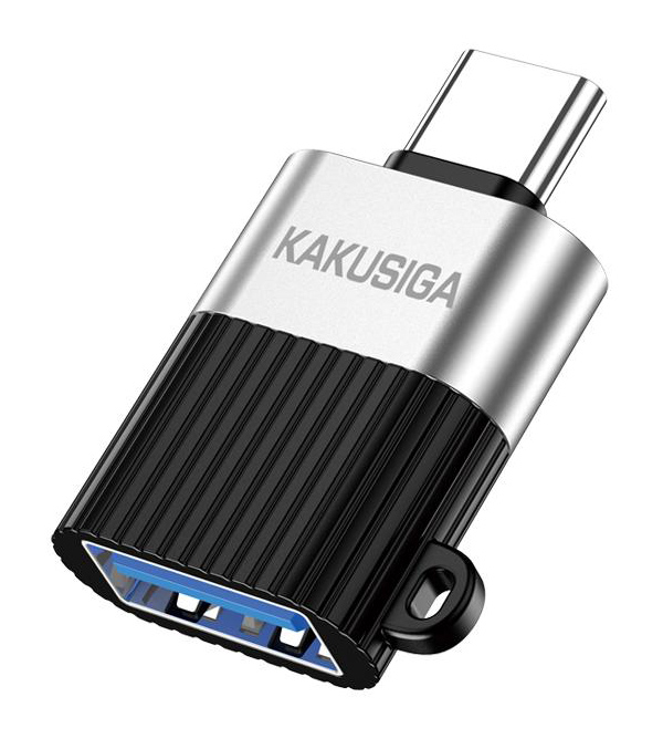 KAKUSIGA αντάπτορας USB-C σε USB KSC-1420, 5Gbps, 18W, γκρι 1 KAKUSIGA αντάπτορας USB-C σε USB KSC-1420