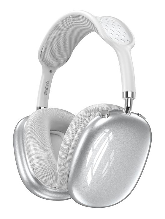 KAKUSIGA headphones KSC-1466, ασύρματα & ενσύρματα, micro SD, 40mm, 400mAh, ασημί 1 KAKUSIGA headphones KSC-1466