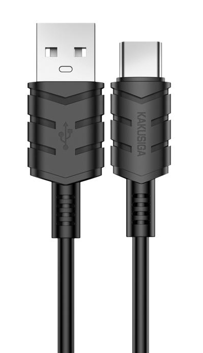 KAKUSIGA καλώδιο USB-C σε USB KSC-710, 3A, 480Mbps, 1.2m, μαύρο 1 KAKUSIGA καλώδιο USB-C σε USB KSC-710