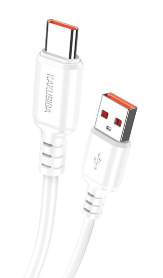 KAKUSIGA καλώδιο USB-C σε USB KSC-982, 3A, 480Mbps, 1m, λευκό 1 KAKUSIGA καλώδιο USB-C σε USB KSC-982