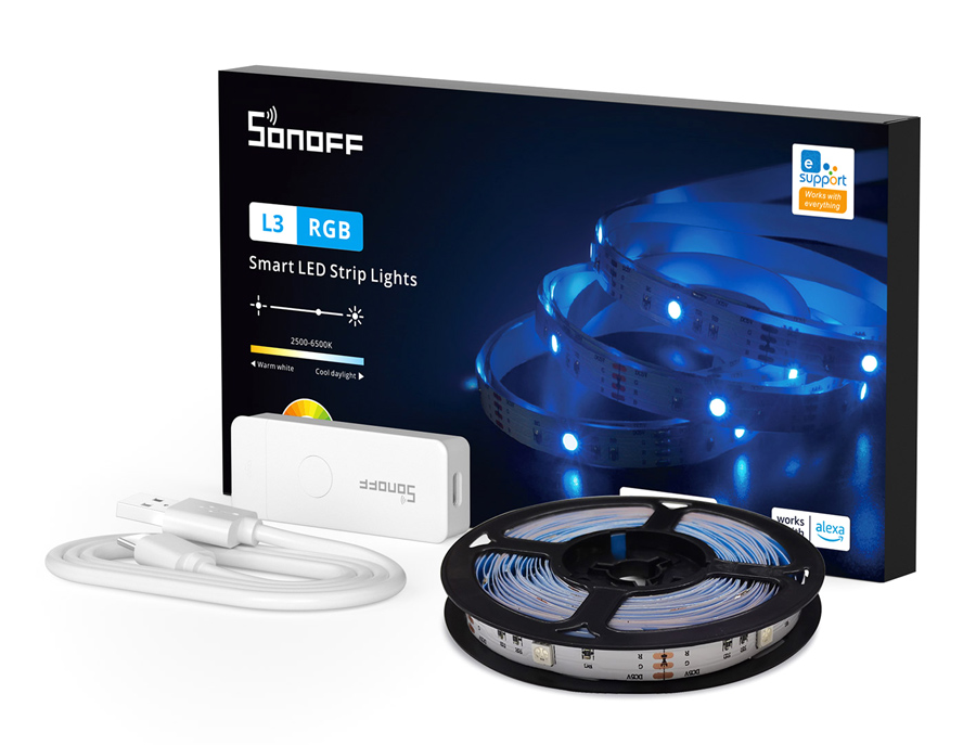 SONOFF smart LED καλωδιοταινία L3, RGB, Wi-Fi & Bluetooth, 5m 1 SONOFF smart LED καλωδιοταινία L3