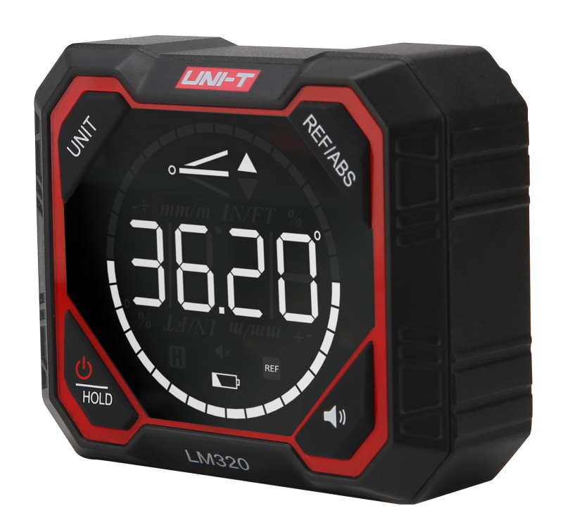 UNI-T ψηφιακό γωνιόμετρο laser LM320E, 4x90°, μαγνητικό σώμα, 1000mAh 1 UNI-T ψηφιακό γωνιόμετρο laser LM320E