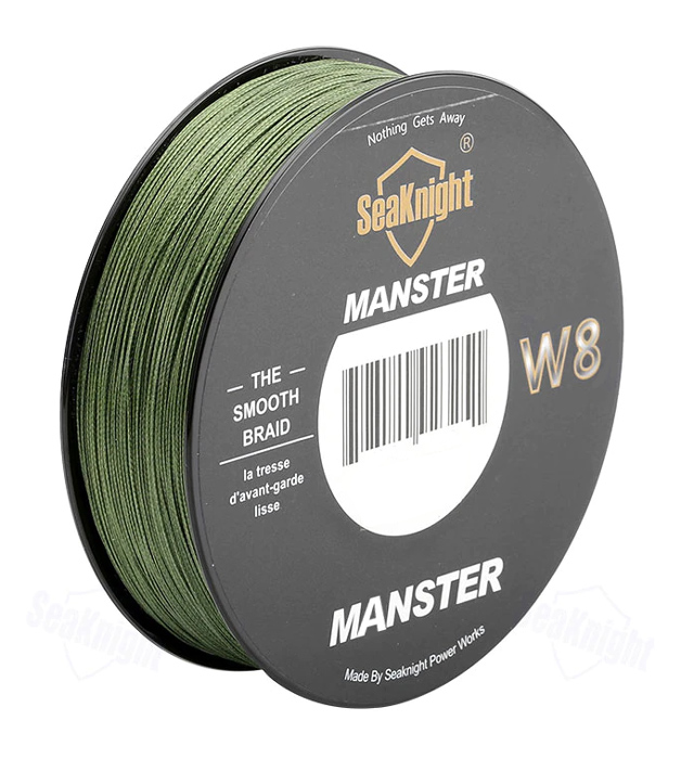 SEAKNIGHT νήμα Manster LN0224, οκτάκλωνο, 6.8kg, 0.14mm, 300m, πράσινο 1 SEAKNIGHT νήμα Manster LN0224