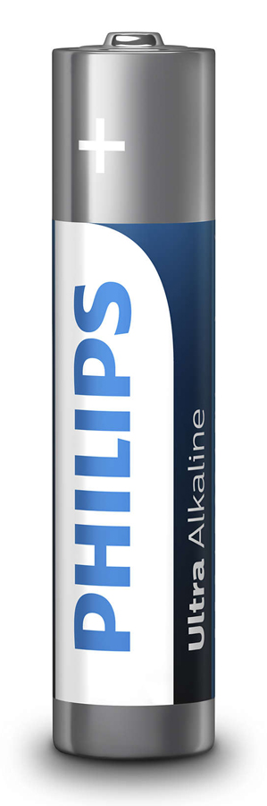 PHILIPS Ultra αλκαλικές μπαταρίες LR03E1BK/00, AAA LR03 1.5V, 500τμχ 1 PHILIPS Ultra αλκαλικές μπαταρίες LR03E1BK/00