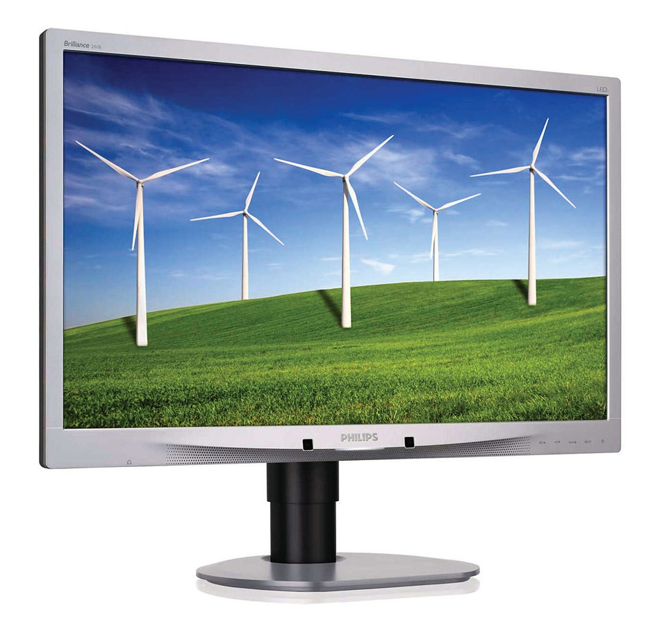 PHILIPS used οθόνη 241B4 LED, 24" 1920x1080 VGA/DVI/DisplayPort, Grade B 1 PHILIPS used οθόνη 241B4 LED
