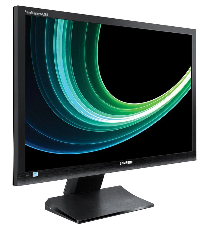 SAMSUNG used οθόνη S24A450BW LΕD, 24" 1920x1200px, VGA/DVI, Grade B 1 SAMSUNG used οθόνη S24A450BW LΕD