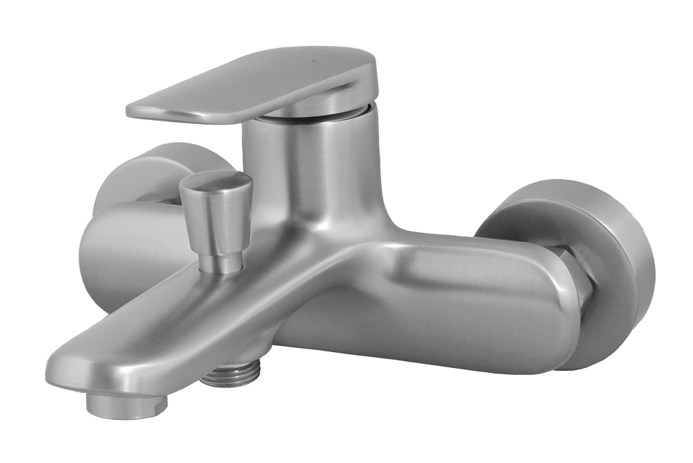 BRUNO μπαταρία τοίχου μπάνιου M31570-235C, αναμεικτική, ασημί 1 BRUNO μπαταρία τοίχου μπάνιου M31570-235C