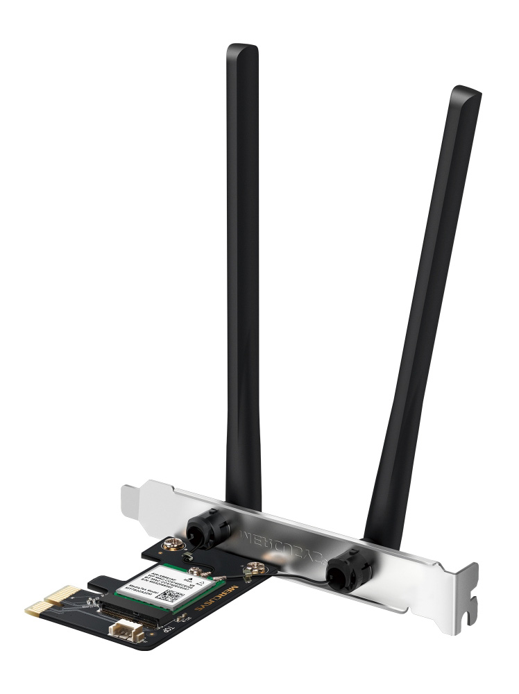 MERCUSYS κάρτα δικτύου WiFi 6 & Bluetooth MA80XE, 3000Mbps AX3000, PCIe, V2.0 1 MERCUSYS κάρτα δικτύου WiFi 6 & Bluetooth MA80XE