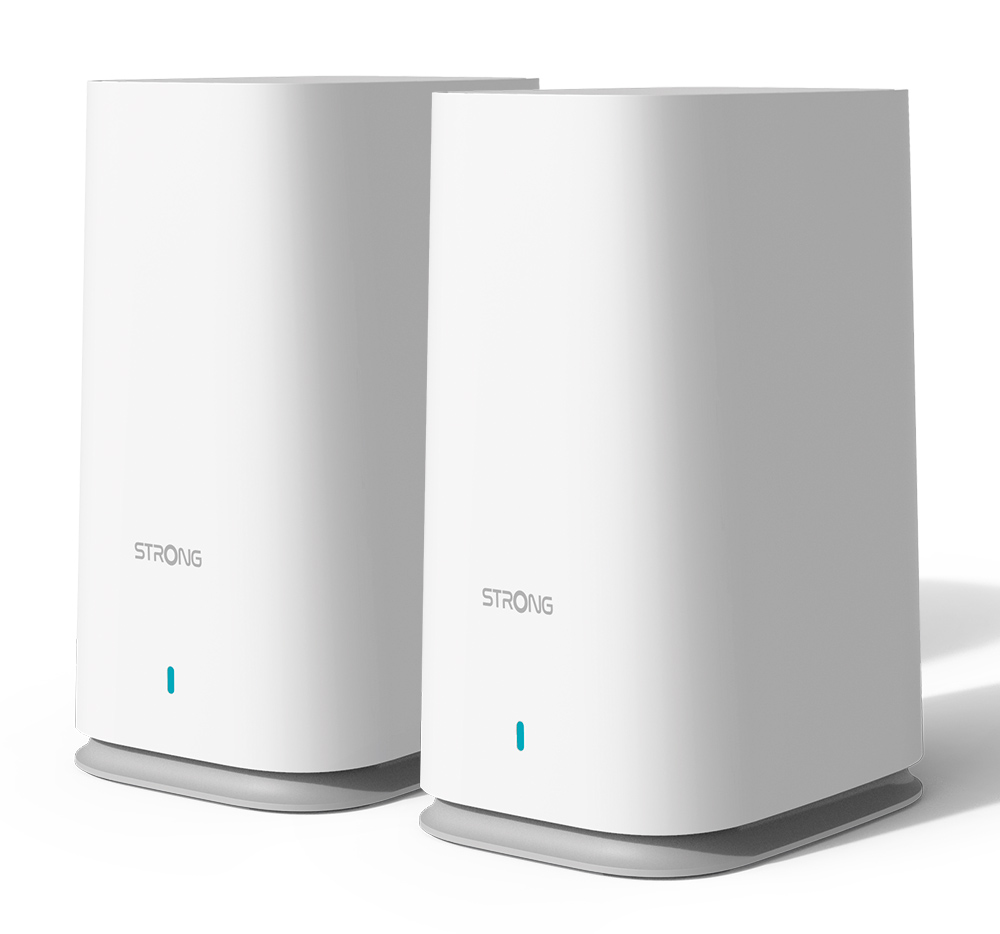 STRONG WiFi Mesh Home Kit ATRIA 2100, 2100Mbps Dual Band, 2τμχ 1 STRONG WiFi Mesh Home Kit ATRIA 2100