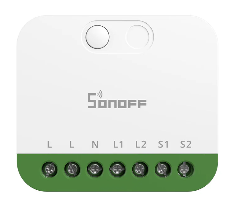 SONOFF smart διακόπτης MINI DUO, 2 κανάλια, WiFi, συμβατός με Matter, 16A, λευκός 1 SONOFF smart διακόπτης MINI DUO