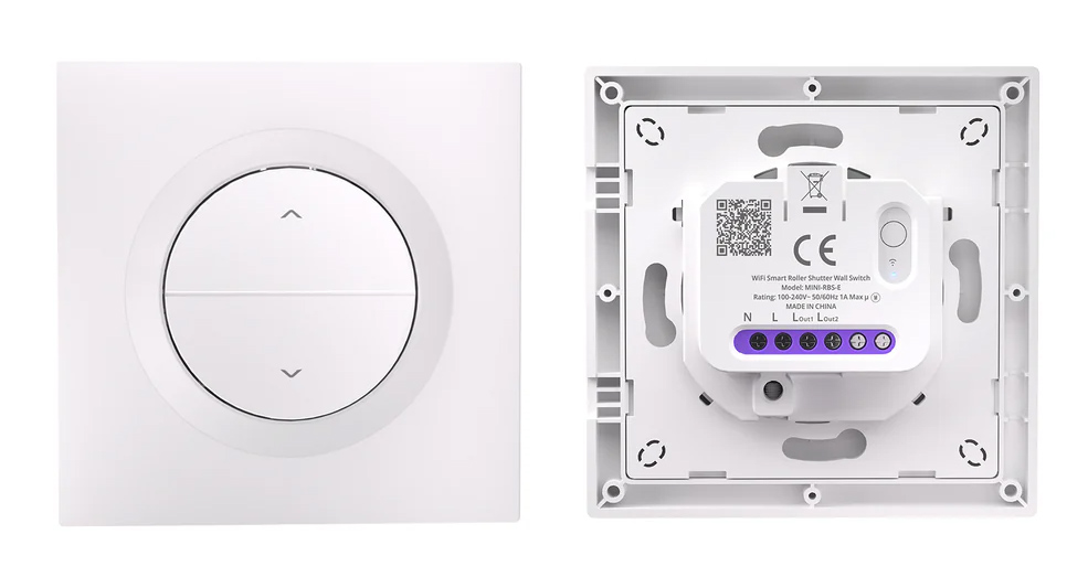 SONOFF smart επιτοίχιος διακόπτης ρολών Orb-RBS, WiFi, Matter, 1A, λευκός 1 SONOFF smart επιτοίχιος διακόπτης ρολών Orb-RBS