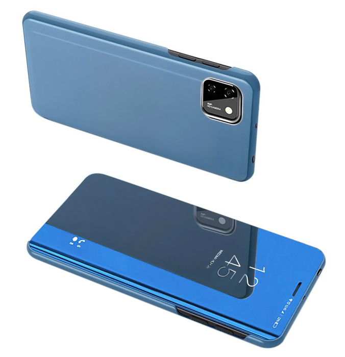 POWERTECH θήκη Clear view MOB-1520, Huawei Y5p, μπλε 1 POWERTECH θήκη Clear view MOB-1520