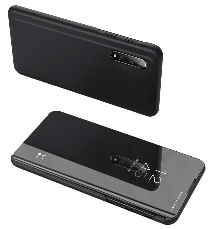 POWERTECH θήκη Clear view MOB-1599 για Xiaomi Mi 9, μαύρο 1 POWERTECH θήκη Clear view MOB-1599 για Xiaomi Mi 9