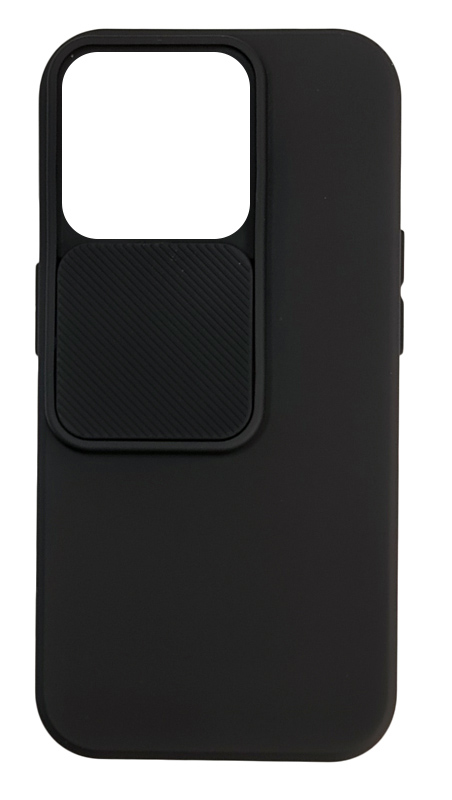 POWERTECH Θήκη Camshield Soft MOB-1884 για iPhone 15 Pro, μαύρη 1 POWERTECH Θήκη Camshield Soft MOB-1884 για iPhone 15 Pro