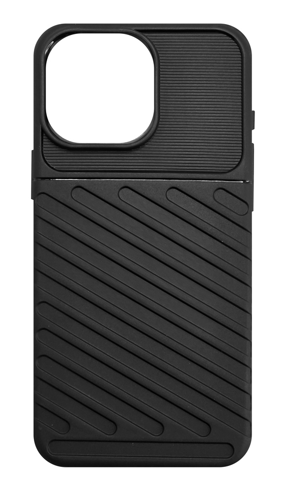 POWERTECH θήκη Thunder MOB-1997 για iPhone 16 Pro, μαύρη 1 POWERTECH θήκη Thunder MOB-1997 για iPhone 16 Pro