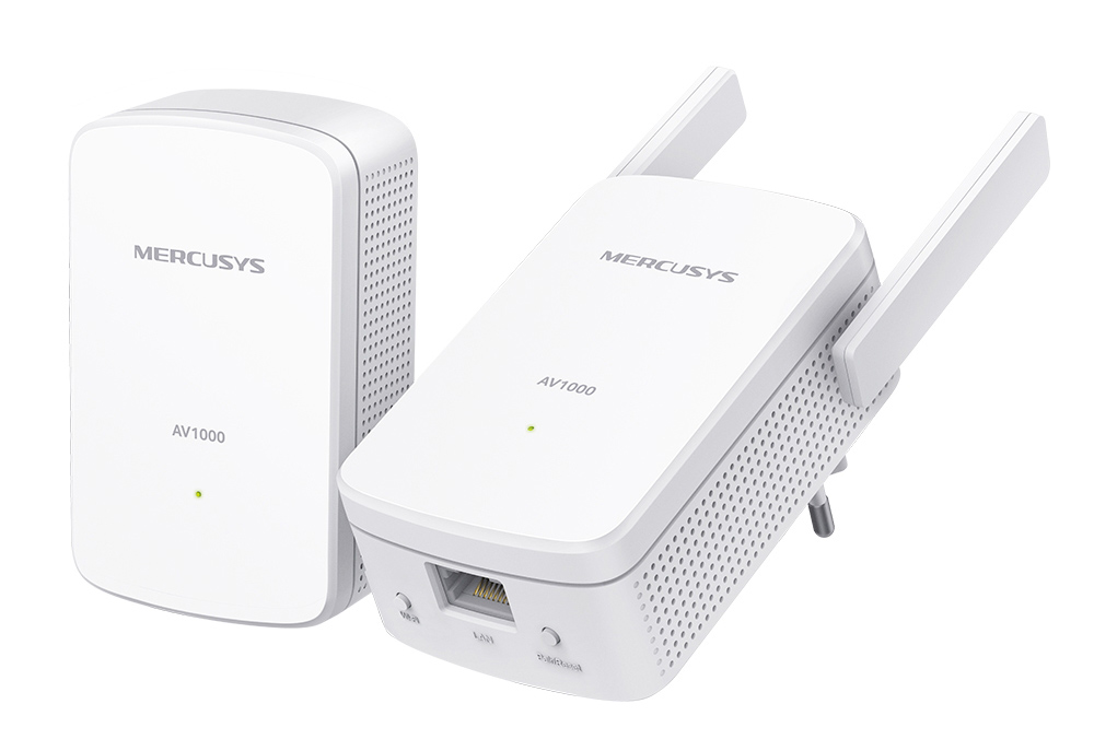 MERCUSYS Powerline Extender MP510 Kit, AV1000 Gigabit, WiFi, Ver: 1.0 1 MERCUSYS Powerline Extender MP510 Kit
