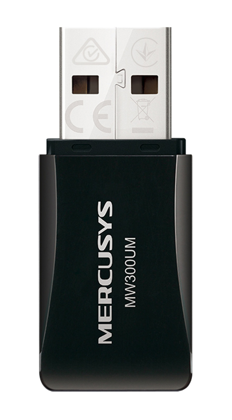 MERCUSYS ασύρματος USB αντάπτορας δικτύου MW300UM, 300Mbps, Ver 4.0 1 MERCUSYS ασύρματος USB αντάπτορας δικτύου MW300UM