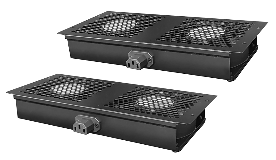 POWERTECH cooling fan για rack NETW-0009, 4x fans, 2x 29.5x13x4cm 1 POWERTECH cooling fan για rack NETW-0009