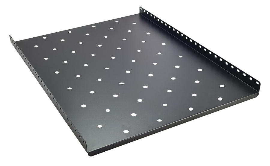 POWERTECH σταθερό ράφι για rack 19" NETW-0019, βάθος 650mm, μαύρο, 2τμχ 1 POWERTECH σταθερό ράφι για rack 19" NETW-0019