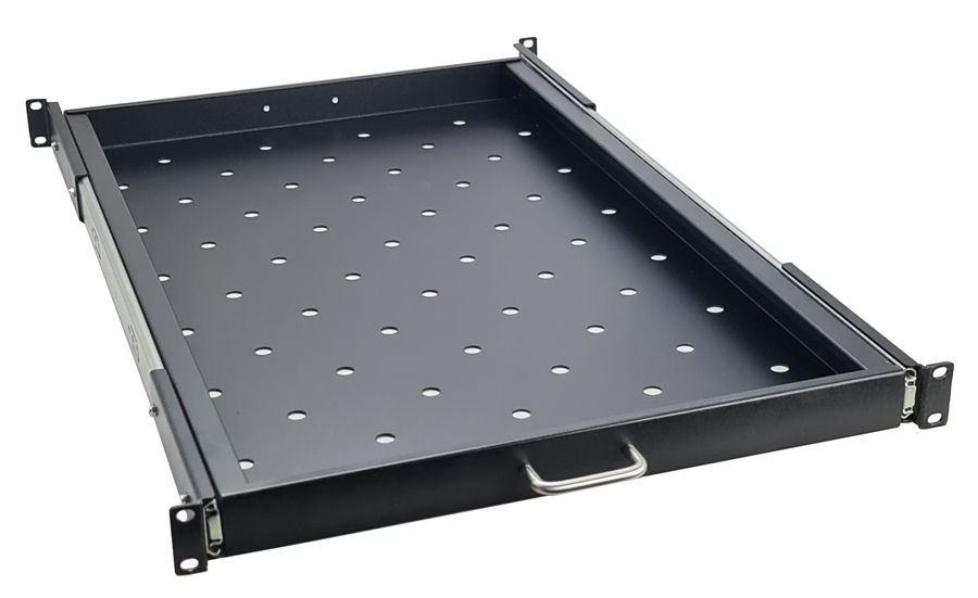 POWERTECH πτυσσόμενο ράφι για rack 19" NETW-0020, βάθος 740mm, μαύρο 1 POWERTECH πτυσσόμενο ράφι για rack 19" NETW-0020