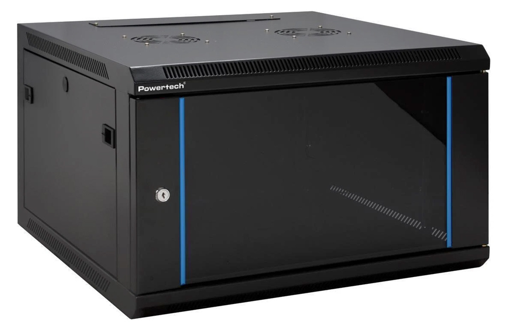 POWERTECH επιτοίχια καμπίνα rack 19" NETW-0037, 600 x 450 x 370mm, 6U 1 POWERTECH επιτοίχια καμπίνα rack 19" NETW-0037