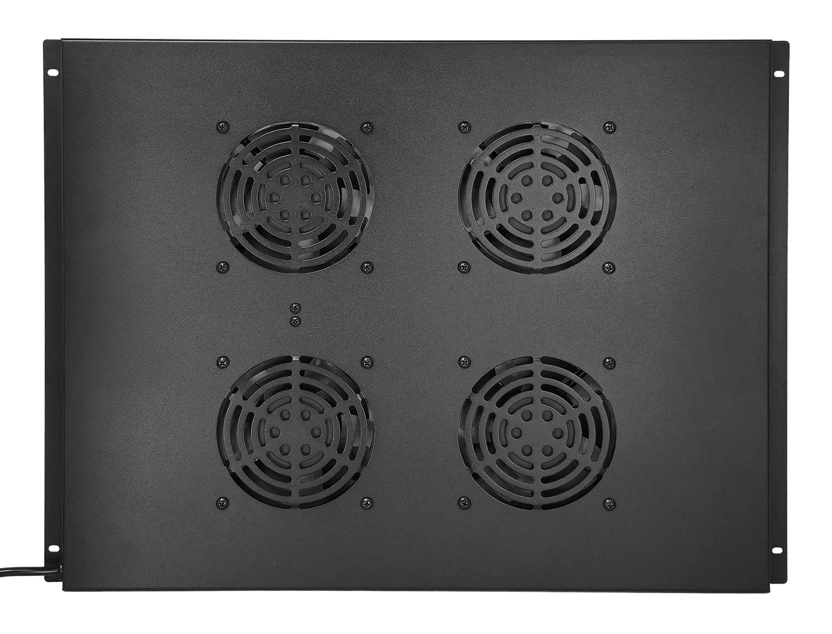 POWERTECH cooling fan για rack NETW-0044, 4x fans με μεταλλικό tray, 1.5m καλώδιο schuko, 54.5x41cm 1 POWERTECH cooling fan για rack NETW-0044