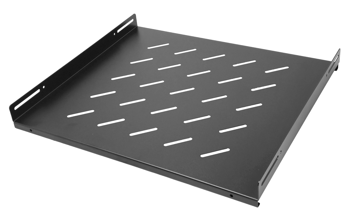 POWERTECH σταθερό ράφι για rack 19" NETW-0052, 1U, βάθος 420mm, μαύρο 1 POWERTECH σταθερό ράφι για rack 19" NETW-0052