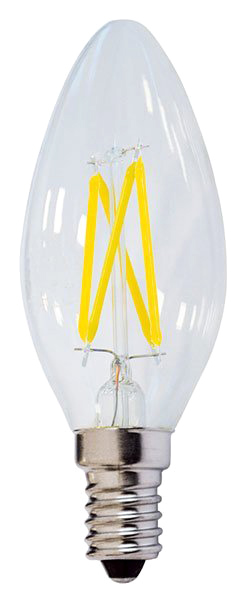 OPTONICA LED λάμπα Candle C35 Filament 1471, 4W, 4500K, E14, 400lm 1 OPTONICA LED λάμπα Candle C35 Filament 1471