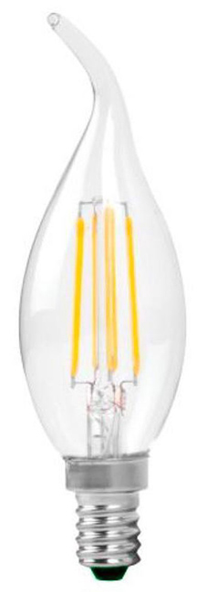 OPTONICA LED λάμπα Candle C35T Filament 1481, 4W, 4500K, E14, 400lm 1 OPTONICA LED λάμπα Candle C35T Filament 1481