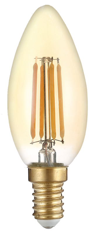 OPTONICA LED λάμπα Candle C35 Filament 1490, 4W, 2500K, E14, 400lm 1 OPTONICA LED λάμπα Candle C35 Filament 1490