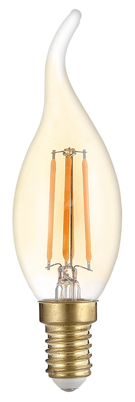 OPTONICA LED λάμπα Candle T35 Filament 1491, 4W, 2500K, E14, 400lm 1 OPTONICA LED λάμπα Candle T35 Filament 1491