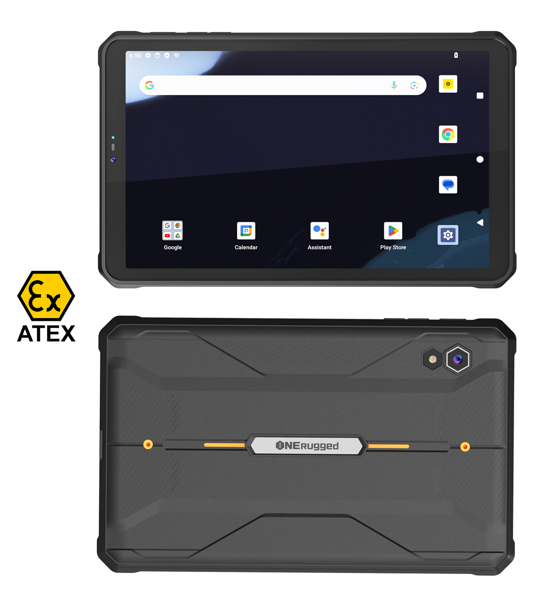 ONERUGGED tablet T1, 8.68", 8/128GB, 4G, 8000mAh, IP68/MIL-STD 810H/Atex Zone 2, μαύρο 1 ONERUGGED tablet T1