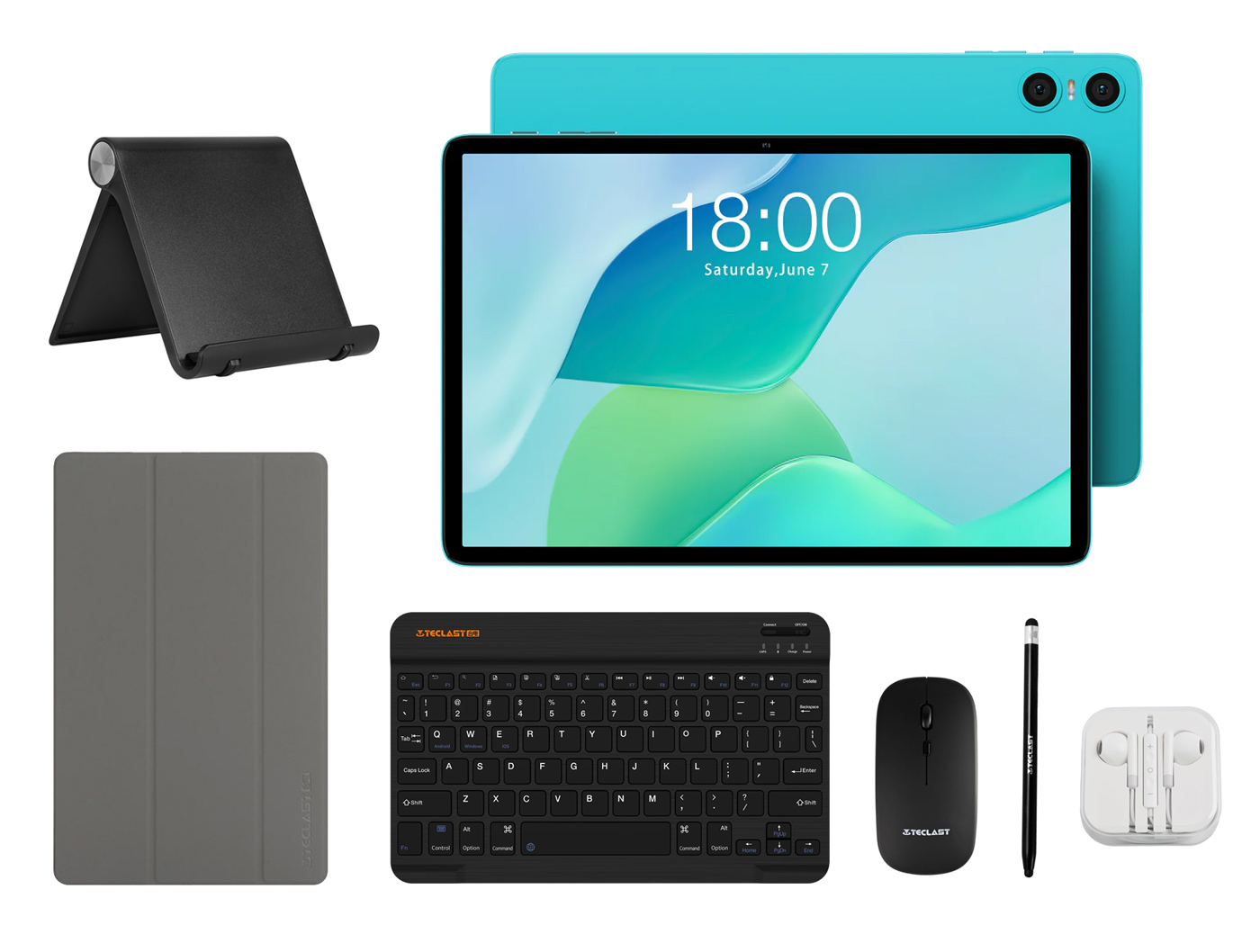 TECLAST tablet P33 με πληκτρολόγιο/ποντίκι/στυλό αφής/θήκη/βάση, 10.1", 3/64GB, Android 15, 6000mAh, μπλε 1 TECLAST tablet P33 με πληκτρολόγιο/ποντίκι/στυλό αφής/θήκη/βάση