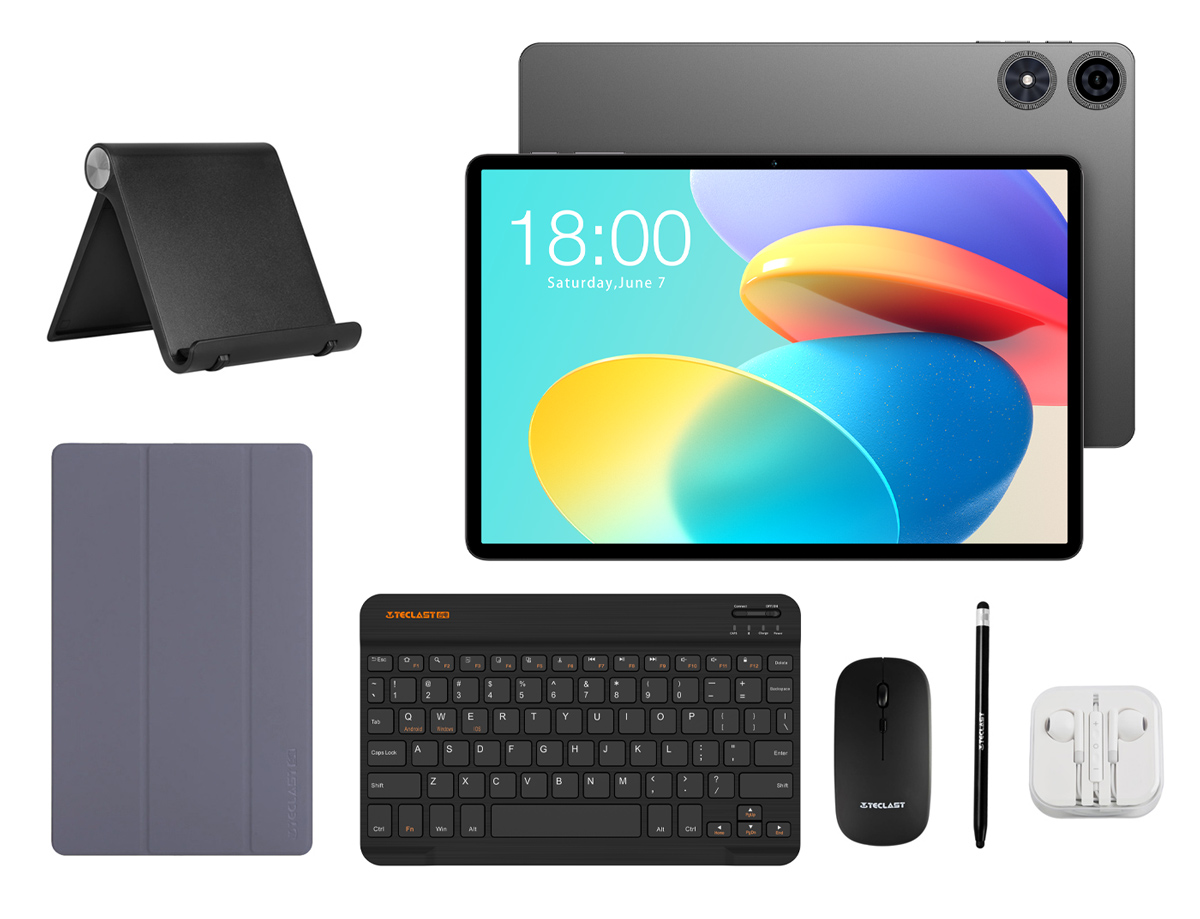 TECLAST tablet P50T με πληκτρολόγιο/ποντίκι/στυλό αφής/θήκη/βάση, 11", 3/128GB, Android 16, 8000mAh, γκρι 1 TECLAST tablet P50T με πληκτρολόγιο/ποντίκι/στυλό αφής/θήκη/βάση