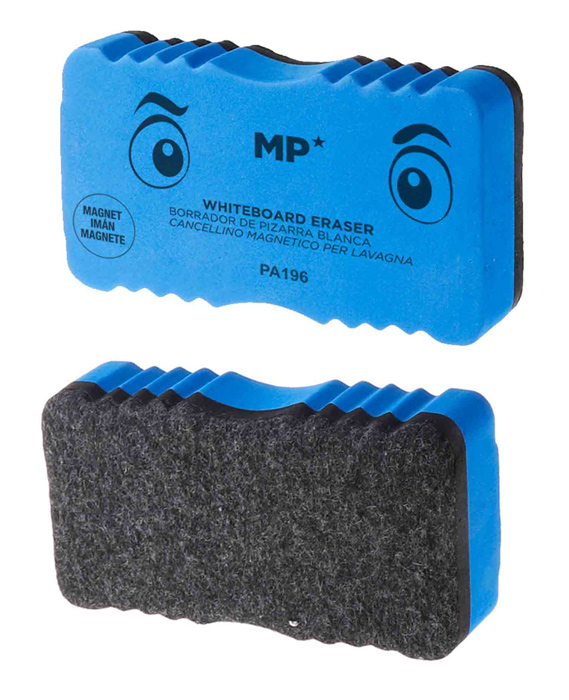 MP μαγνητικός σπόγγος ασπροπίνακα PA196, 14.5x7cm, διάφορα χρώματα 1 MP μαγνητικός σπόγγος ασπροπίνακα PA196