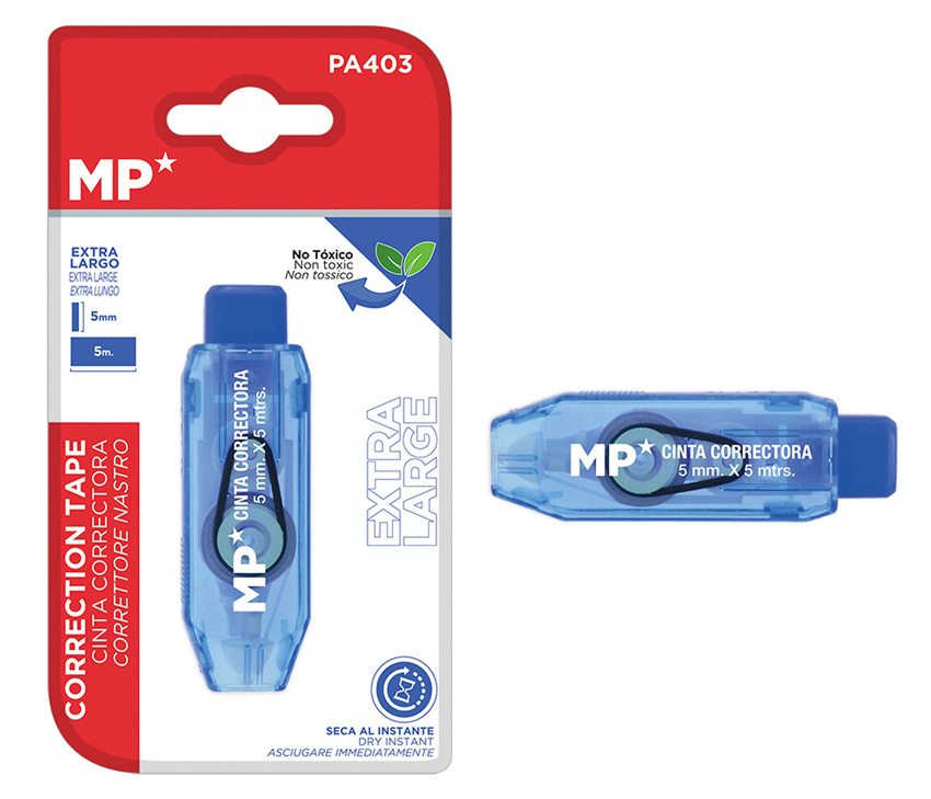 MP διορθωτική ταινία PA403, 5mm x 5m, μπλε 1 MP διορθωτική ταινία PA403